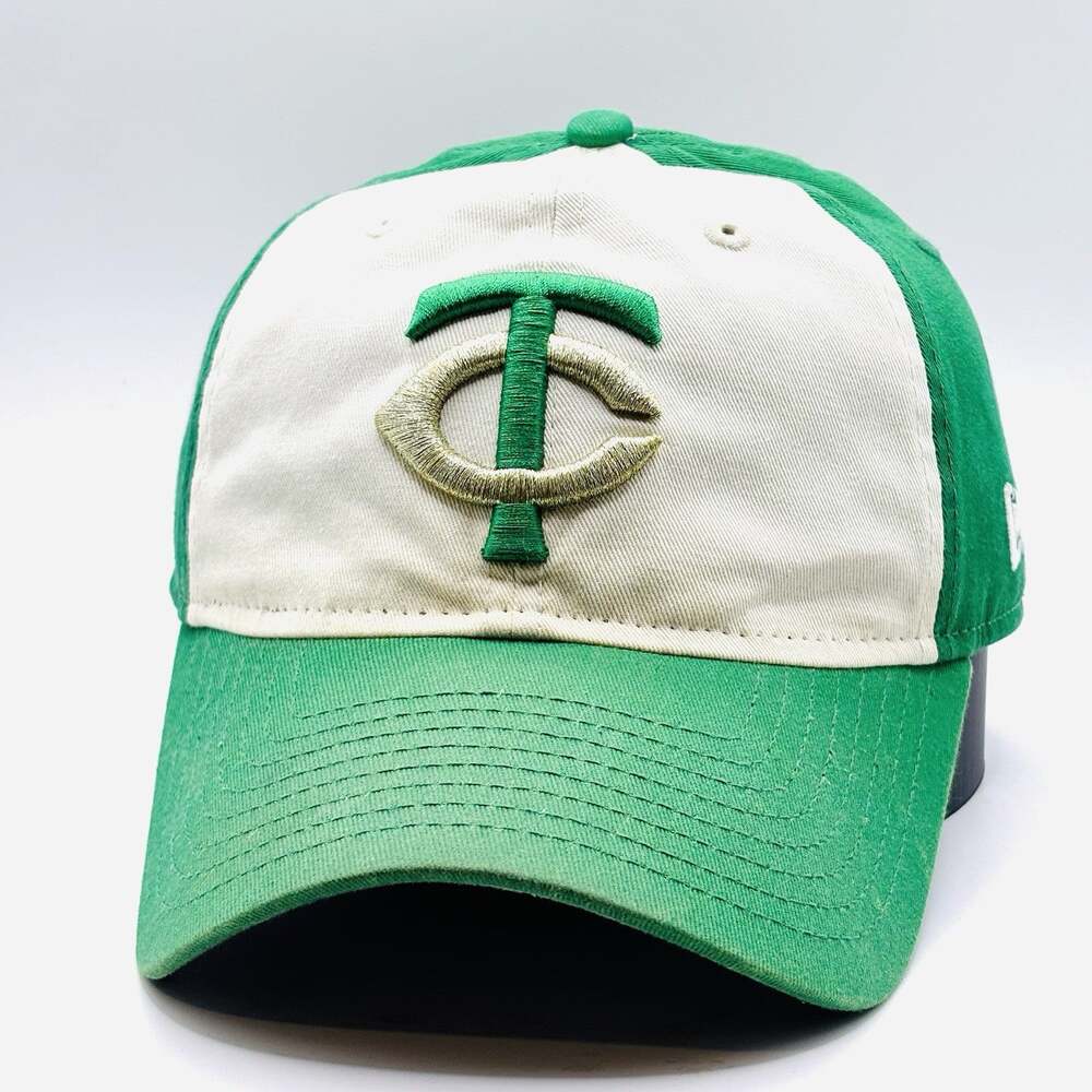 Minnesota Twins Hat New Era Kelly Green Shamrock Cap Size OS Adjustable Strap